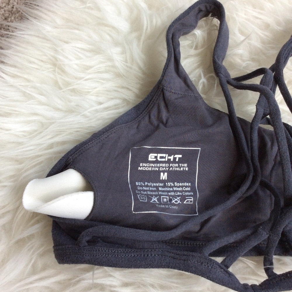Echt gray sports bra - Picture 4 of 4